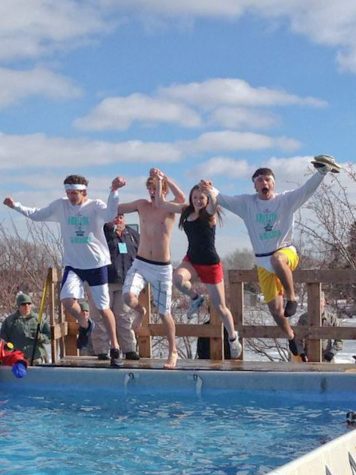UW-Whitewater students “take the plunge” into freezing water