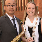 Mas Sugihara and Jennifer Brimson Cooper of the Aea Duo