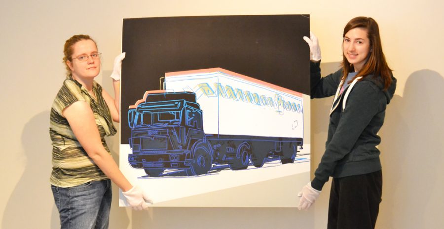 Sitting Bull, queens, a truck: Warhol art arrives