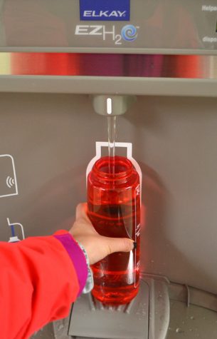 Bottle fill stations keep students cool, green