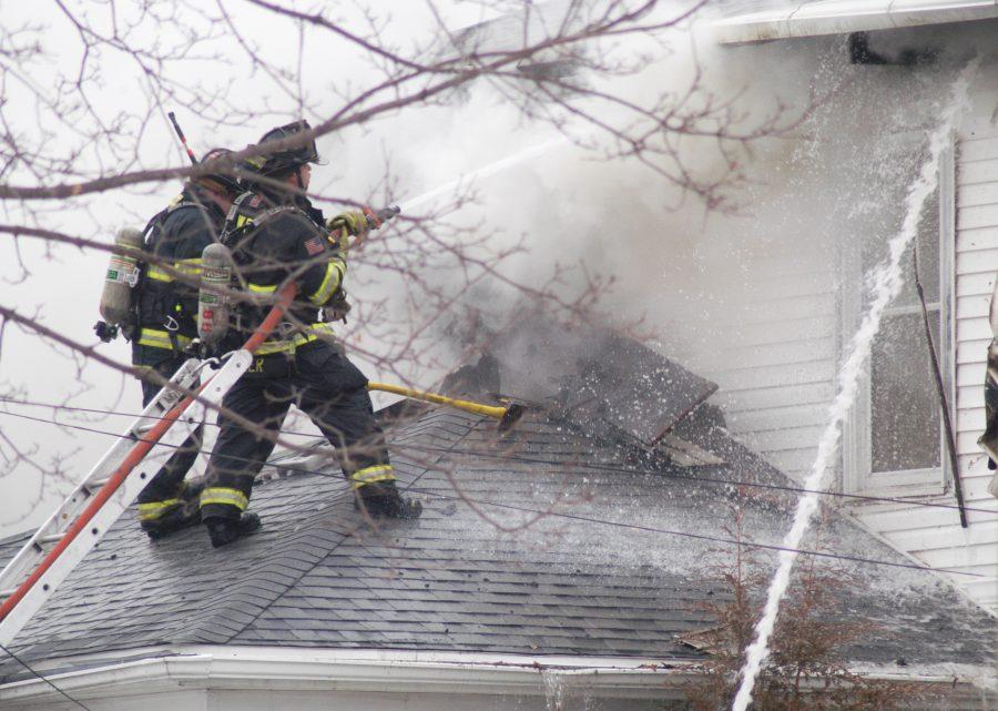 House fire wakes neighborhood