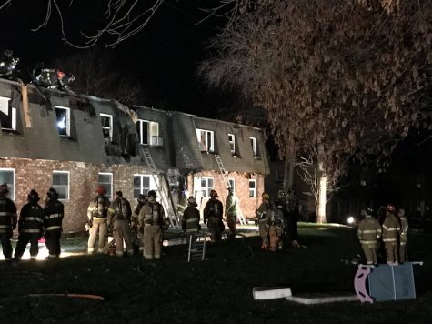 Fire breaks out at apartment complex near campus