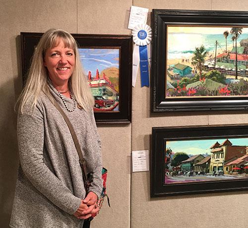 Renowned local artist exhibits on Main Street