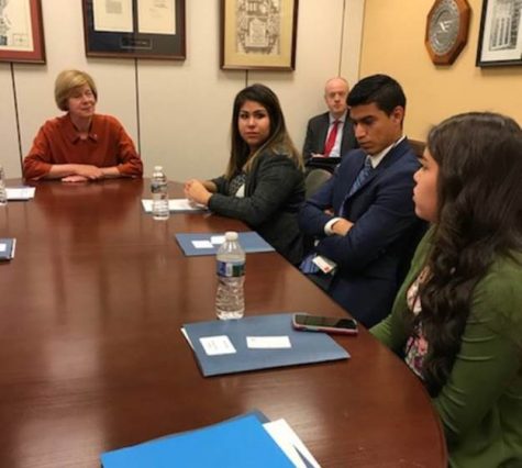 A group of 150 students and professionals visited Washington, D.C. to meet with representatives to ask them find a non-partisan solution for replacing DACA.