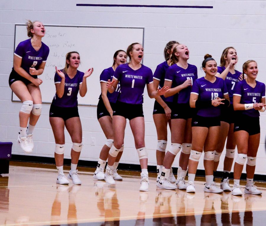 Volleyball ends season in second round