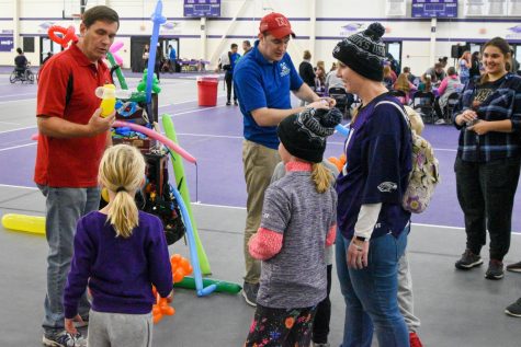 Families come to campus