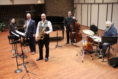 From left to right - Mark Siegenthaler, Michael Hackett, Matt Sintchak, Brad Townsend, Nick Zielinski.