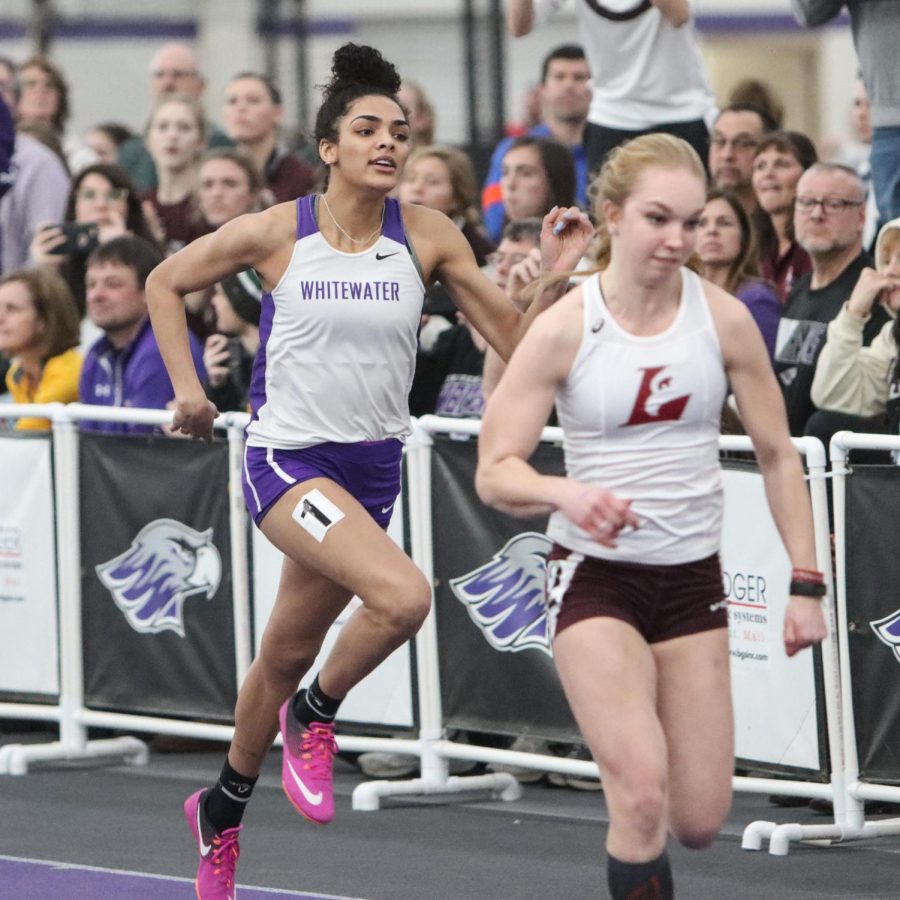 Syndey Rossow raced in three events, including the 60m Hurdles. She took 14th place with a time of 9.59, missing out on finals by 0.43 sec.