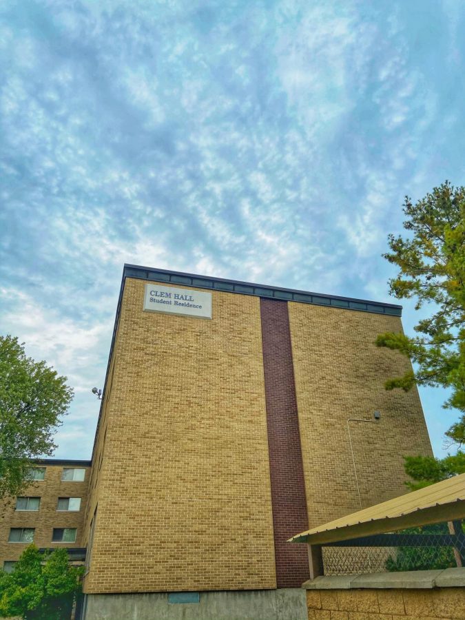 Clem Hall is where individuals are quarantined on campus. 