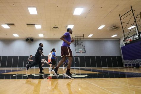 UW-Whitewater Club Basketball Team practice Nov. 2019
