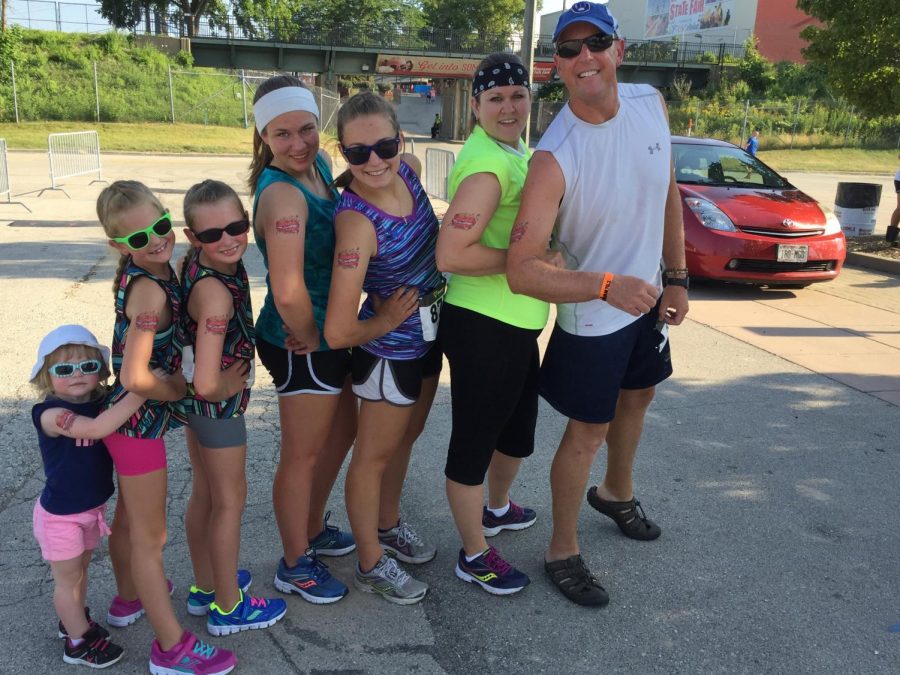 Jennifer Kawleski and her family compete in the Cream Puff Run at the Wisconsin State Fair. The Kawleskis competed in the Virtual Summer 5K Run Series and are now looking forward to the Virtual Winter 5k Run Series. The race begins Oct. 30. 