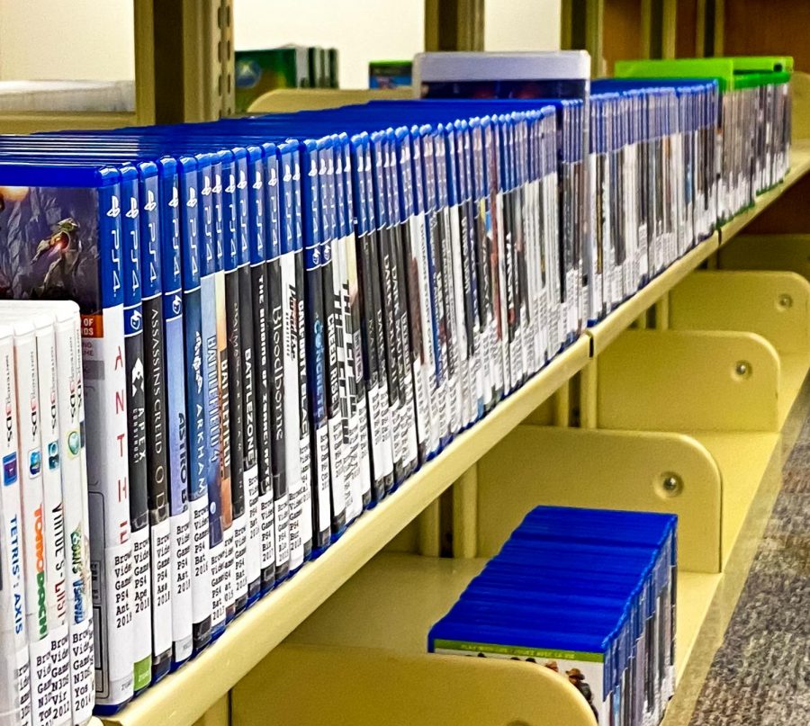 UW-Whitewater’s Andersen Library promotes gaming culture by offering a variety of different video games for every gaming system. Students are able to check out any video game and system from the library, and play right in the comfort of their own dorm.