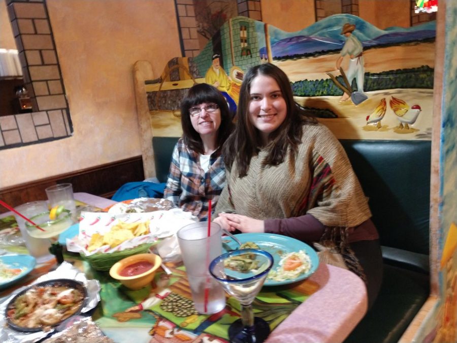 Kris and Nicole Holder enjoy their meal at Cozumel Mexican Restaurant Wednesday, Feb. 24. 