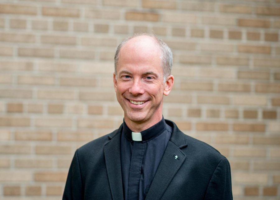 Father Mark Niehaus of St. Patrick Catholic, Church located at 1225 W. Main St. in Whitewater. 