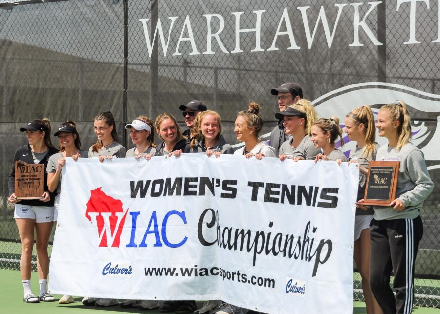The UW-Whitewater Women’s Tennis team won their 14th straight WIAC championship after defeating UW-La Crosse in the conference tournament championship Sunday April 25.