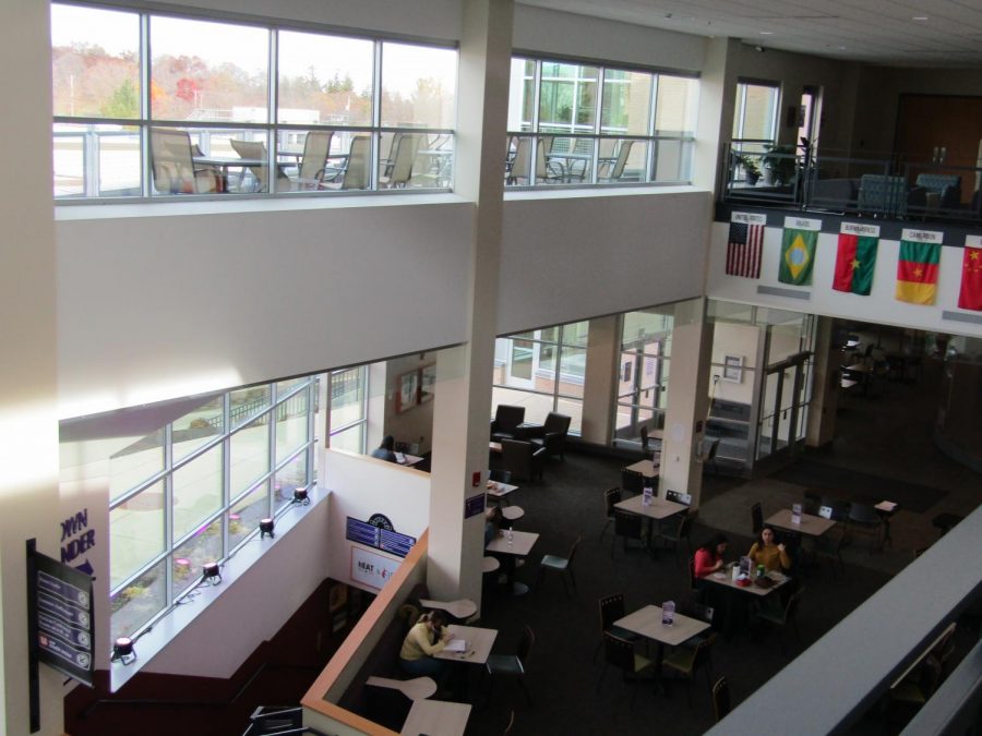Students are seen here studying at the University Center on November 19th. 
