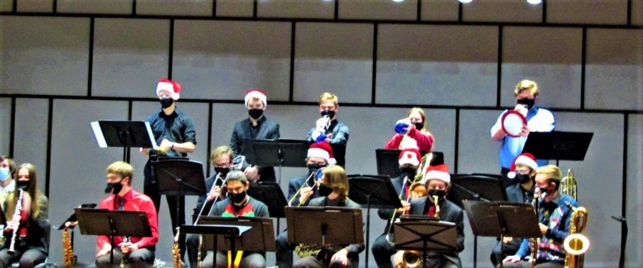 Jazz+Ensemble+1%2C+directed+by+Michael+Hackett%2C+is+seen+here+performing+at+the+UW-Whitewater+Jazz+Ensembles+Holiday+Concert+Dec.+9%2C+2021.