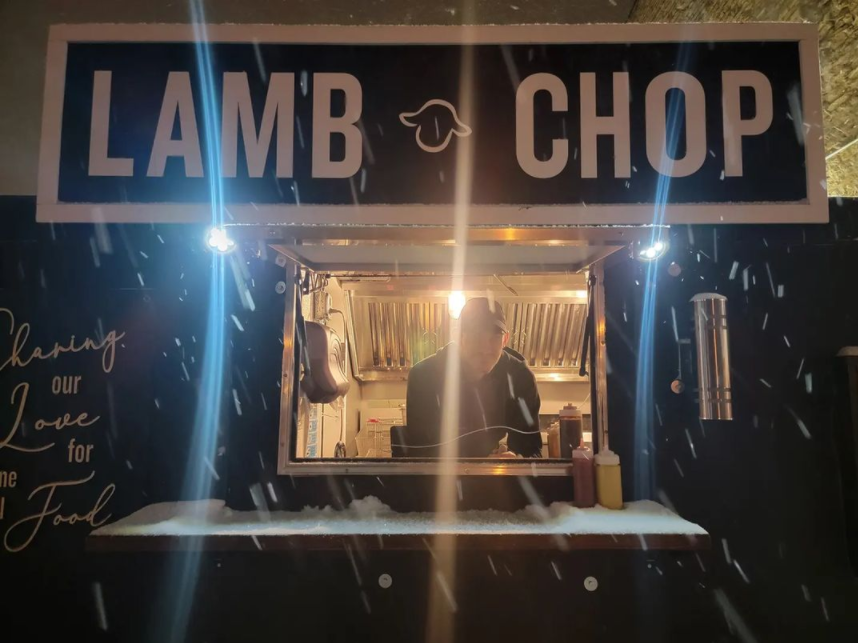 Staff at the Lamb Chop are ready to serve hungry customers who need a bite late at night. 