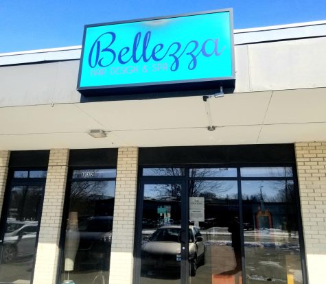 Outside view of Bellezza Hair Design and Spa
