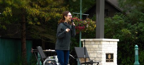 Sarah Beth Nelson tells a story about “Marching Band Truths and Lies,” on the Main Stage, at Cravath Lakefront Park from 11 a.m. - 11:45 a.m.
