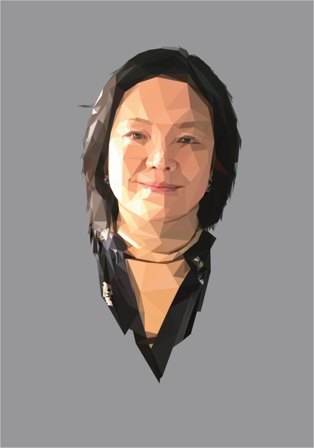 Self portrait by Dr. Xiaohong Zhang
