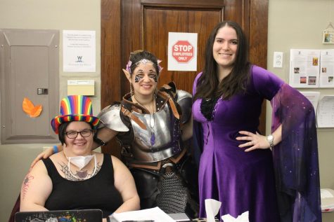 Ashley McDarison (left), Taylor McDarison (center), Nicole Holder (Right) the co chairs of the Whitewater Alliance Spooky Gala, Oct. 28th, 2022. 