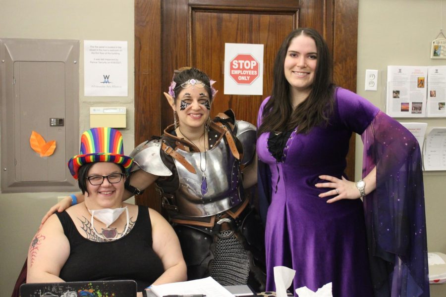 Ashley McDarison (left), Taylor McDarison (center), Nicole Holder (Right) the co chairs of the Whitewater Alliance Spooky Gala, Oct. 28th, 2022. 