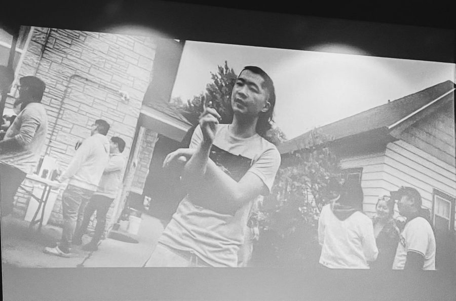Korxue Yang shared his music video, “From a Place” with the students and other audience members at Summers Auditorium 
