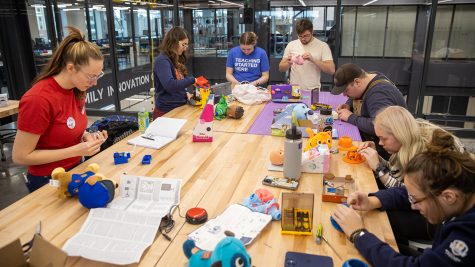 Students participate in annual Holiday Toy Hack, donating 55 modified toys