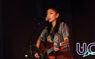 Performers playing live music in the University Center’s ‘Down Under’ during their 2022-2023 promotion video.
