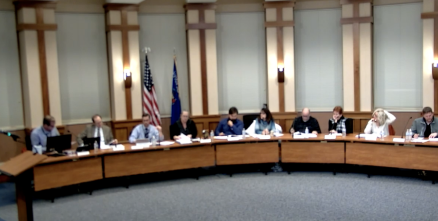 Whitewater Common council board members meet to discuss city matters.
