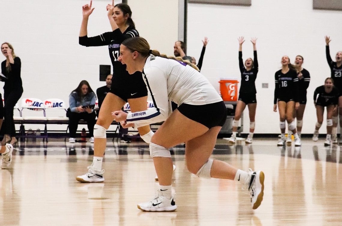 Graduate+student+and+defensive+specialist+Morgan+Jensen+has+finally+reached+her+last+volleyball+season+with+the+Warhawks.+While+like+for+many+athletes+it%E2%80%99s+super+bittersweet+to+be+at+the+end%2C+Jensen+is+striving+to+go+out+with+the+best+season+yet.