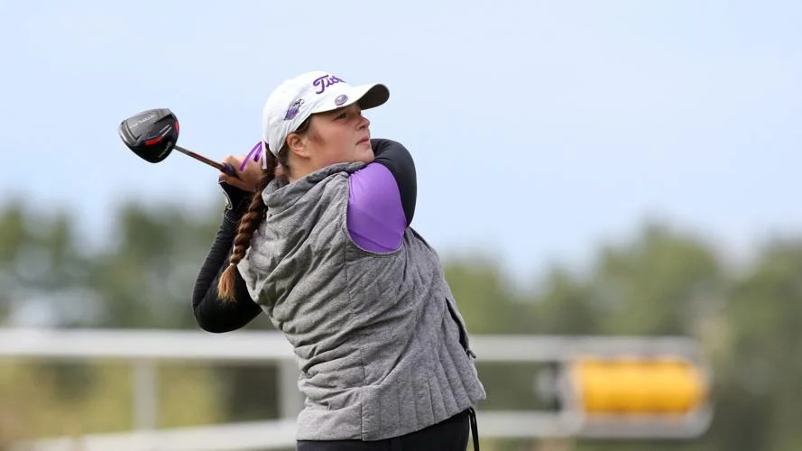 Senior Haley Myers is a standout on the golf team. She averaged an 82 which was the fifth best on the team. 
