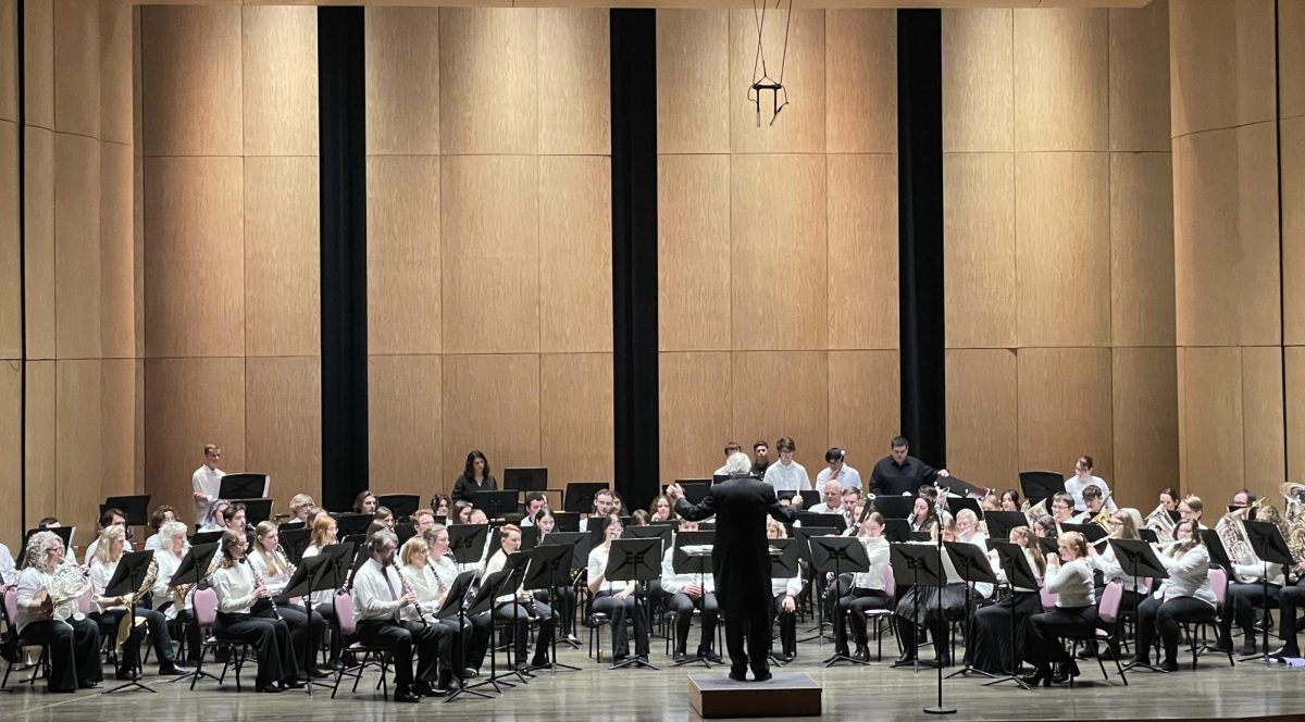 University of Whitewater’s band, the Whitewater community members, and Unified Whitewater School District students came together to perform the concert.