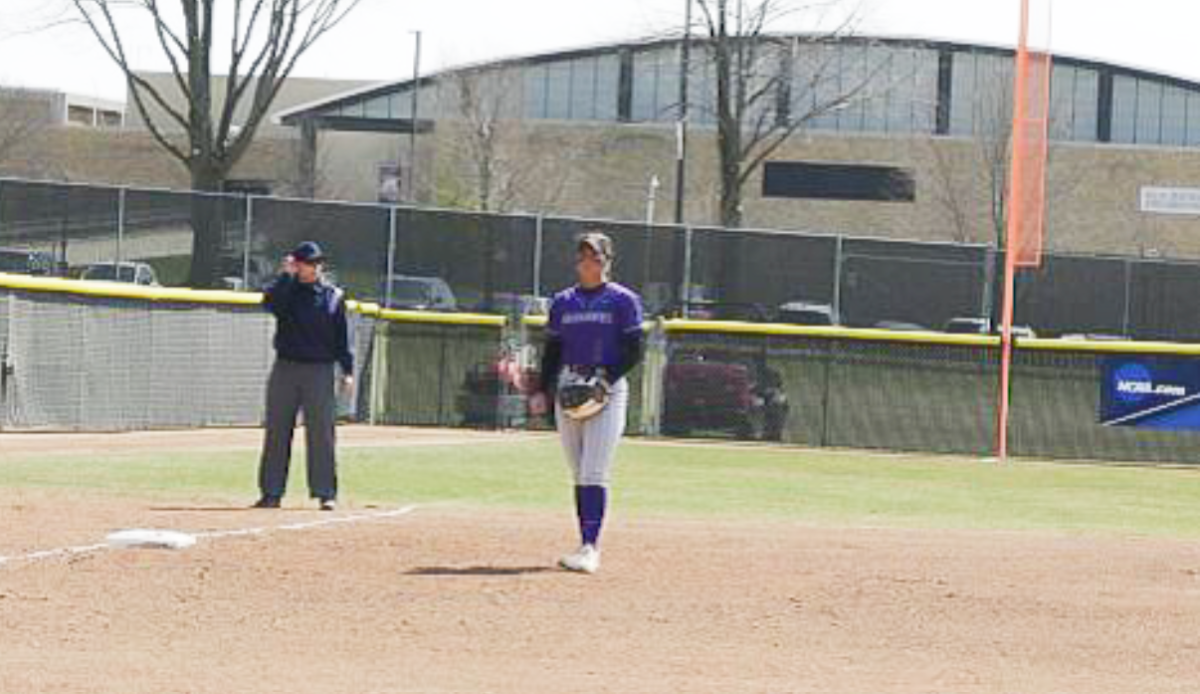 Junior+and+last+years+All-WIAC+team+honorable+mention+third+baseman+Grace+Wickman+looks+to+help+lead+the+Warhawks+this+season+by+being+vocal.+%0A