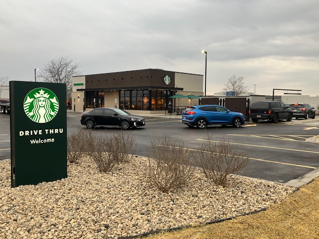 Starbucks opens its doors
