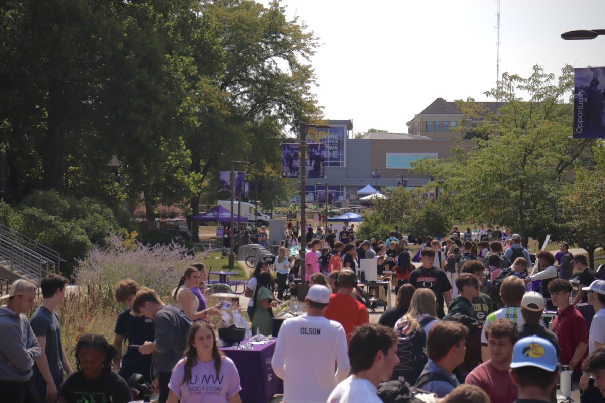 Students fill up the  University Center  North Mall strip for the annual Involvement Fair, Wednesday afternoon, September 11, 2024.