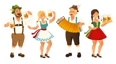 Traditional German Bavariar outfits