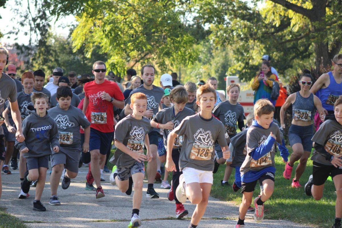 An exciting start to the race, Sunday October 6, 2024.