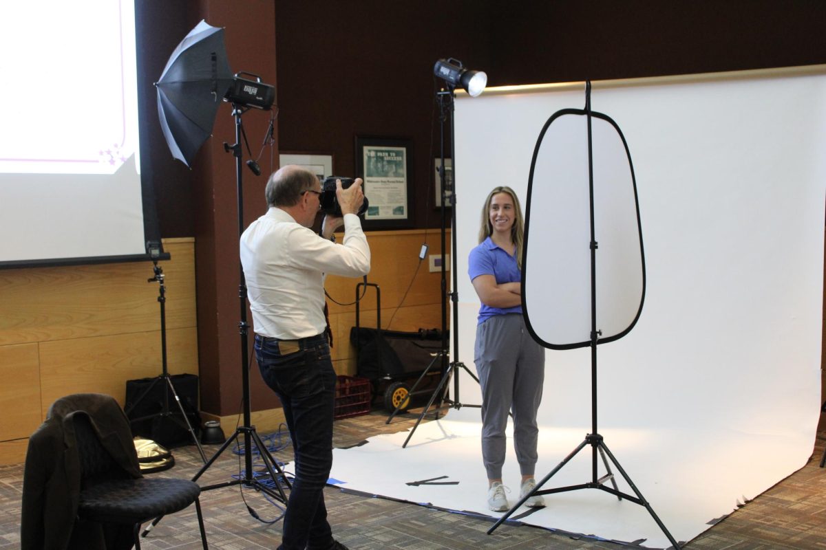 Emily Thill, hired as a risk manager, posed for photographer Chris Schreiner, Nov. 3 2024.  
