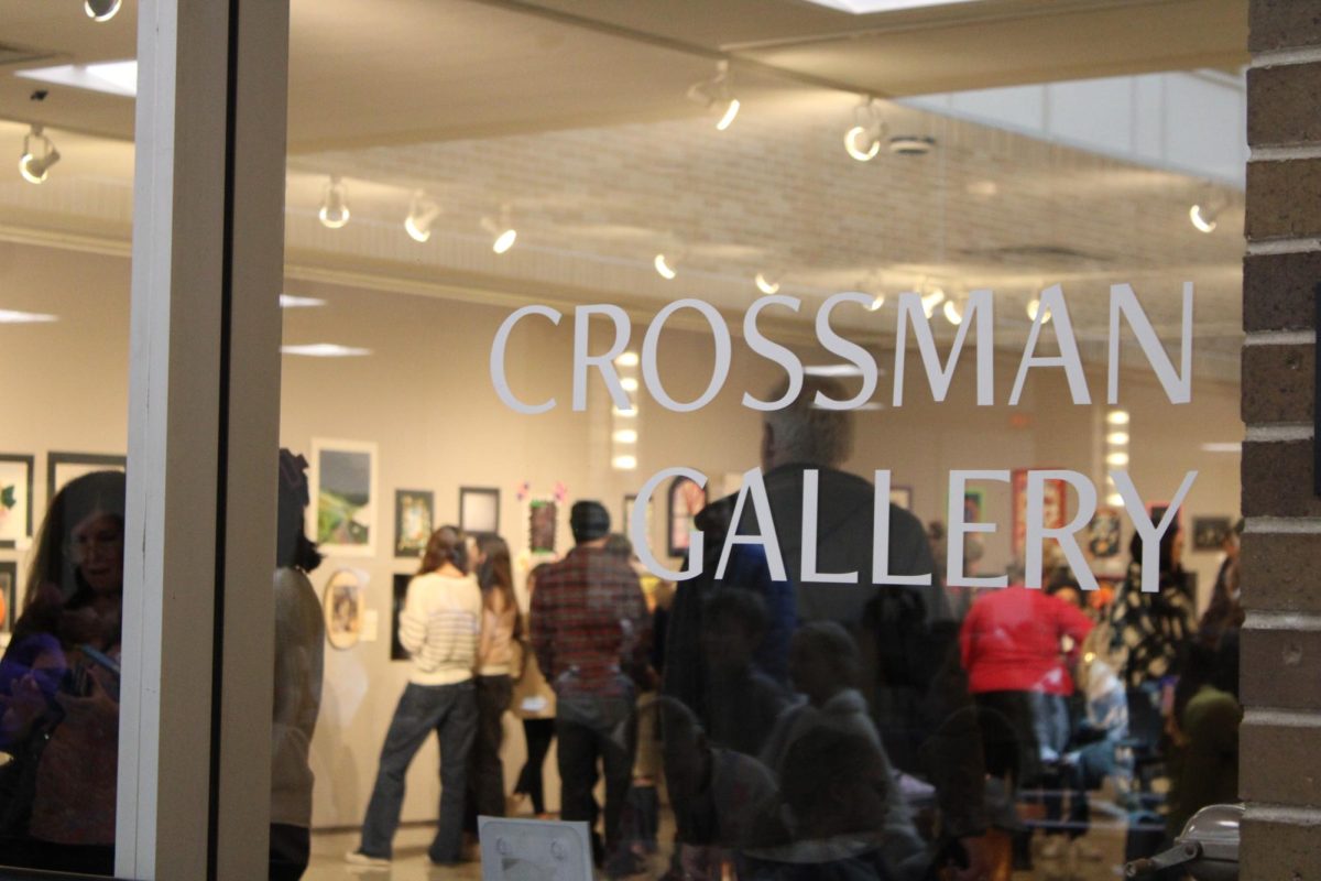 The Crossman Gallery in the Cultural Arts Center hosts the Regional Youth Art Month Show on Feb. 8. 2025.