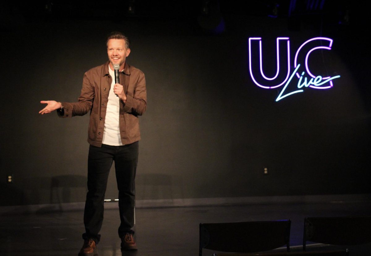 Comedian Steve Soelberg, as seen on many social media platforms, brought laughter and joy when he performed Down Under at the UC Live event Thursday night, February 6, 2025.