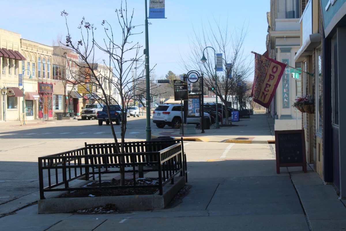 Businesses of downtown Whitewater endure  the hustle and bustle of customers on a sunny Saturday afternoon Mar. 8 2025
