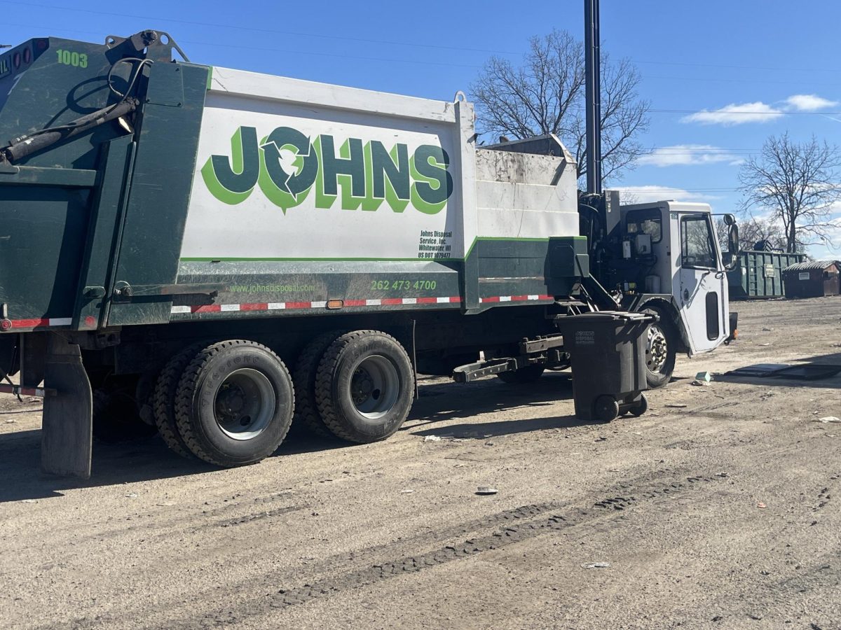 Johns Disposal Service picks up trash and recycling every Thursday, bringing the trash to the dumb and the recycling to their disposal field.
INSIDE: Recycling is sorted through their system and split between cardboard, paper and plastic.

