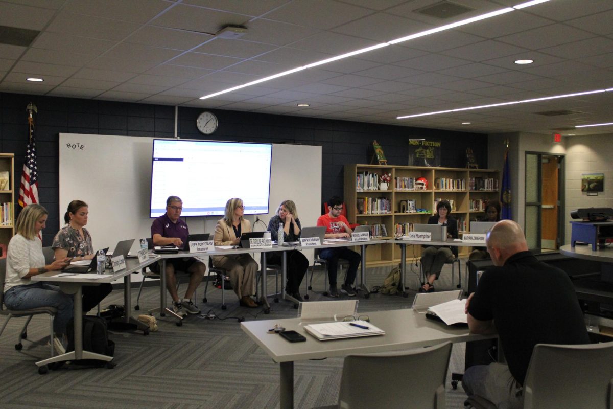 The Whitewater Unified School District Board held their monthly meeting at the Whitewater High School (WHS) Library the evening of April 28. 