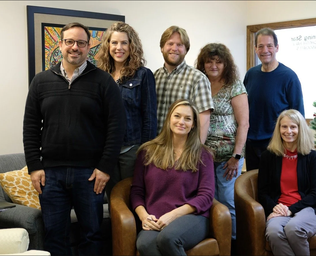 The staff of Morning Star Psychotherapy pose for a group photo. 