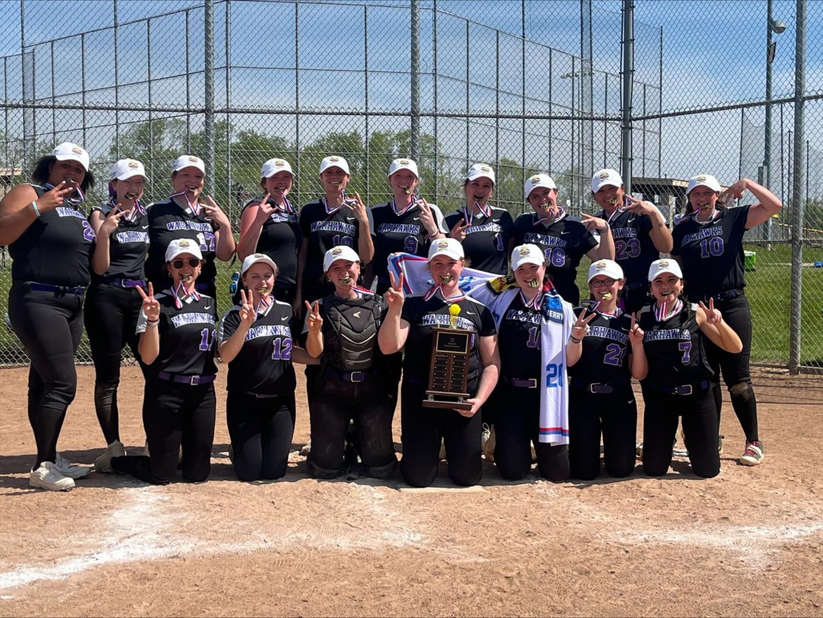 Club softball team after the world series win
