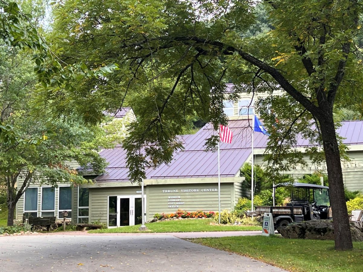 The Thrune Center at Norskedalen includes historical displays and exhibits explaining the Norwegian immigrants who came to the region.