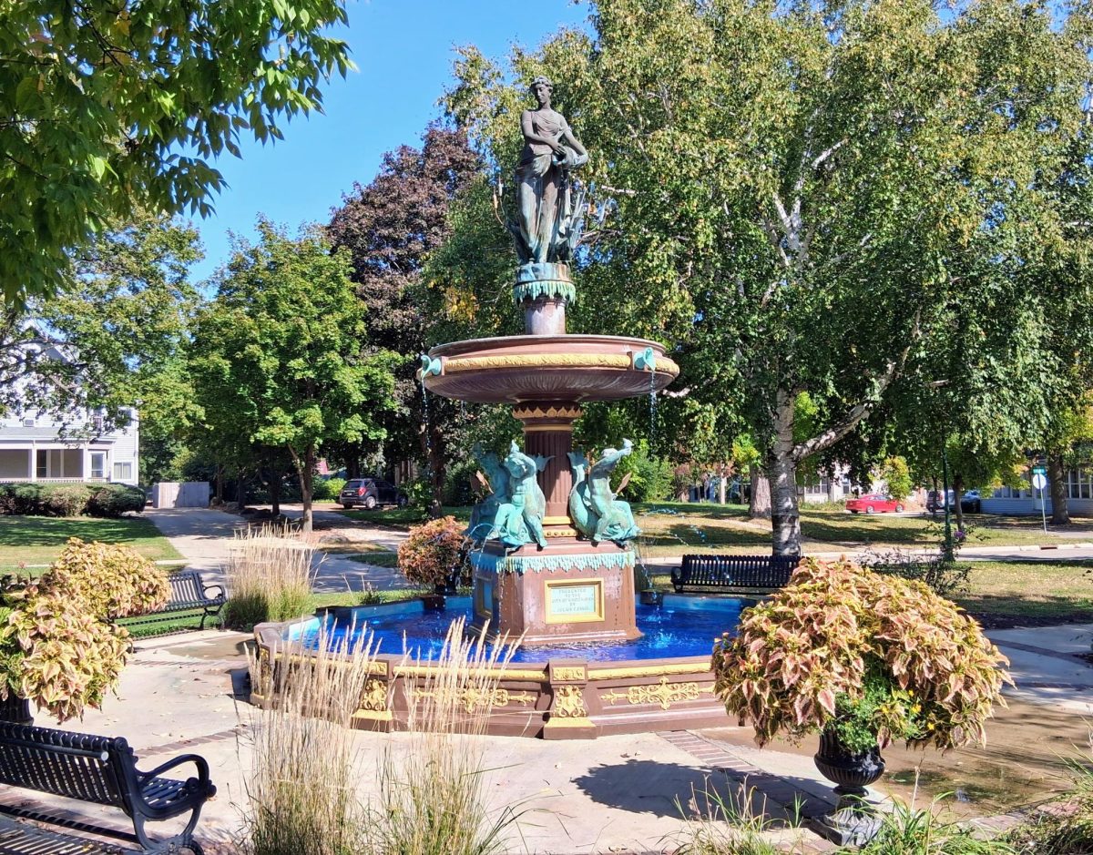 The Birge Fountain located on Main Street was a topic of discussion at the recent Landmarks Commission meeting
