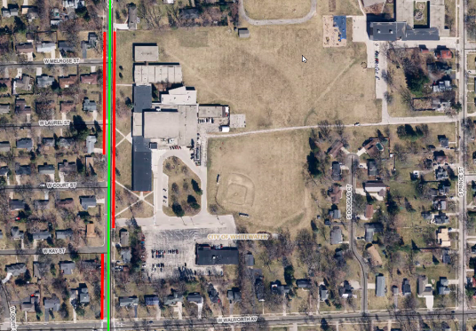 The Public Works Committee discussed congestion during drop-off and pick-up at Whitewater Middle School, mentioning the possibility of a no stopping, standing or parking rule on Elizabeth St.
